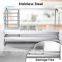 Sponge Drain Holder Stainless Steel Wall Mounted Dish Drying Rack Punch Freestanding Kitchen Dish Rack Sink Caddy Organizer