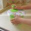 Kitchen appliance tools quick dry design bpa free salad mixer plastic manual fruit and vegetable salad spinner