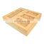 Bamboo Kitchen Plastic Bags Storage Ziplock Bag Storage Organizer with Slider