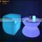 remote control color changing waterproof outdoor night club acrylic led glowing chair