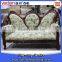 Country style latest living room wood frame sofa fabric design furniture love seat