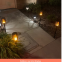 12 LED MINI Torch Lights flame effect light Realistic Dancing Flames Lamp solar torch light with flickering flame