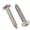 Custom 304 stainless steel large flat head self tapping screw cross pan head mushroom round head wood screw