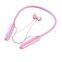 Neck Hanging Headset Multi Function TF Card MP3 Wireless Audio Earphones Stereo Bass BT TWS Sports Neckband Earphone
