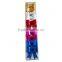 PET Butterfly Ribbon Tie Bow with Royal Blue Metallic Shinny Color