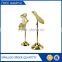 Fashional Metal Titanium Gold Shoe Display Stand Shoe Display Holder