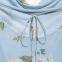 New Women's Fashion Printed Silk Mesh Short Dress with European and American Style