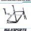 Top quality 3K/UD road bicycle 50/52/54/56/58cm size BB30 include fork carbon road bike frame disc brake