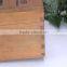 Custom Logo Printed Wood Box Storage Packaging Box With Mental Lock