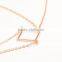 2015 New products geometric triangle rhomobus tophus body chain