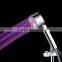 Chrome ABS Three Change Color Hand LED Massage Shower Head