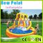New Point Inflatable manufacturer design, inflatable pool with slide