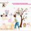 Removable PVC Wall Sticker Monkey Owl Animals Tree Vinyl Wall Decal Stickers Kids Room