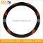 2016 Year multi-color leather micro fiber sport steering wheel cover