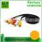 SLT Hot Sell 3RCA TO 3RCA Stereo Audio Video Cable