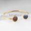 wholesale druzy jewelry fashion smart natural assorted color Brazil agate druzy bangle bracelet                        
                                                Quality Choice