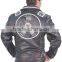 2015 New Fashion Naked Leather Motorcycle Jacket With Indian Beading for Mens Motorbike Leather Jacket