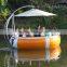 Leisure Plastic boat donut design for tourist