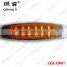 Amber 12 LED Truck Trailer Side Marker Clearance LightS / Stainless Steel Bezel