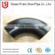 Hot sell b16.9 90 degree seamless carbon elbow pipe fitting for gas pipe