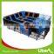 Indoor Rent Professional Safetynet Top quality Leading Excersise Rectangular Trampoline manufacturer