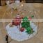 Mall atrium & indoor glass fiber reinforced plastic hanging christmas decoration with christmas tree and balls