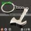 Souvenir metal silver OEM mini axe tool keychain
