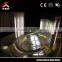 3d architecture model with led lighting and water feature