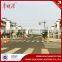 Outdoor steel lighting poles and lamp posts