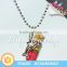 Ball Chain Charm Necklace in Wish Bottle Version Using Natural Stone Pieces