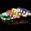 nylon glowing led collar light up led dog collar lighting