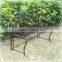 custom brown metal garden bench patio furniture for sale