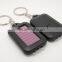 Mini Rechargeable Solar Power LED Flashlight keychain/