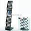 4 tier black color folding office library bookshelf