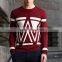 New Leisure Men's Fashion Boutique Men Sweater for Argyle Sweater for Men