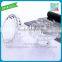 classical crystal glass jar glass candy jar with relief