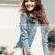 2015 spring stretch denim jacket Slim Korean female short paragraph long-sleeved jacket coat wild tide