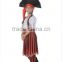 Wholesale New design Little Girl Pirate suit costumes