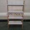 Factory Price Living Room Furniture Wood Storage Shelf 4 Tier Wood Ladder Shelf