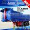 Qingdao best supplier cargo transporting ending self unloading rear dumper 3 axles tipper trailer for sale