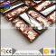 rectangular metal glass mosaic