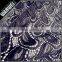 black connected Footprints flowers for beach casual clothing nylon spandex hot selling lace fabric T053                        
                                                Quality Choice