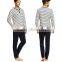 2016 new style europe style pajamas &Cotton stripe unique pajamas design for ladies