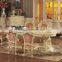 classic dining room furniture - solid wood hand carving dining table