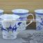 14OZ water-ink paintings design fully decal printed coffee cups, shiny surface new bone china mug, KL5001-A418