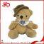 custom mini white plush bear toy stuffed animal bear toy for baby