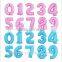foil number balloon with EN 71 certification