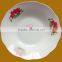 9 inch porcelain soup plate,white ceramic serving dishes