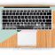Factory wood grain design decorative skin stickers for Macbook air best quality