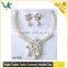 Wholesale New Design Pearl Rhinestone Necklace Set,Earring Set, Fashion Jewelry Sets.